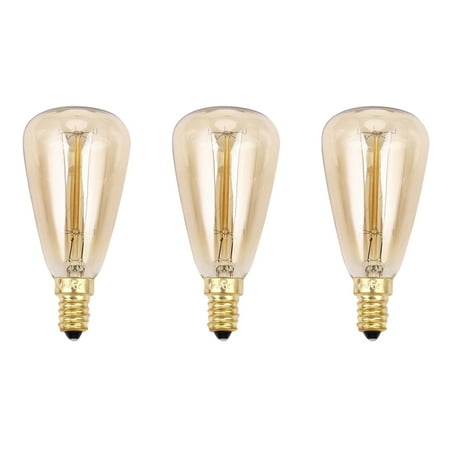 

3X Vintage Bulbs E14 220V ST48 Incandescent Bulbs 25W 40W 60W Filament Retro Light for Pendant Lamp