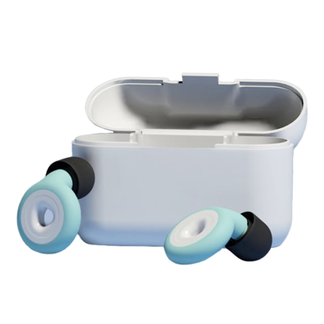 Tapones para Los Oídos Btafrte Protector Auditivo Silicona Portátiles para Dormir para Viajes A Casa Blanco Verde