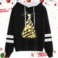 thumbnail image 2 of WILLBEST Sudaderas de Mujer Sudadera con Capucha con Cordón y Estampado Navideño Informal para Mujer 88 Chica​​, 2 of 3