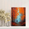 thumbnail image 2 of Qisvanset Wildflower Field Fluffy Cat Canvas Print 12x16 Inch Bathroom Decor, 2 of 8