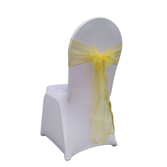 Bows for Chair Cover Colorful Elegant Chair Sashes for Wedding, Party, Birthday, Hotel, Banques Decors 10PCS
