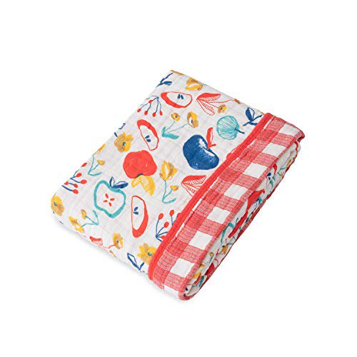 Red Rover Kids Breathable Cotton Muslin Baby Quilt Apple Slice Walmart Com Walmart Com Red Rover Kids Breathable Cotton Muslin Baby Quilt Apple Slice Walmart Com Walmart Com