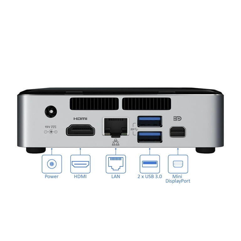 Intel NUC6i3SYK Mini PC, Intel Core i3-6100U 2.3GHz, 32GB RAM
