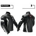 thumbnail image 3 of Traje de ciclismo de cuero PU para motociclista Rock, traje anticaída todoterreno para motocicleta para hombre, traje protector para carreras de caballero a prueba de viento para exteriores, 3 of 5
