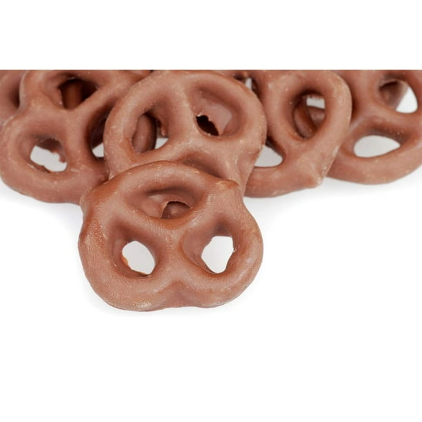 Gourmet Milk Chocolate Covered Mini Pretzels, Salted, Bulk Pack, 5 Lbs