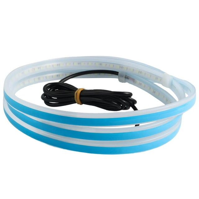 Tira de luz para capó de coche, decoración exterior para motor de coche, apta para piezas de coche Luz blanca de 150 cm.