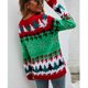 thumbnail image 5 of Suéter de árbol de Navidad para mujer, jersey con estampado, cuello redondo, manga larga, para invierno, verde, S, 5 of 7