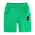 thumbnail image 2 of LYMAYTER Toddler Baby Boys Girls Summer Cotton Shorts Kids Pull on Jogger Shorts Pants Solid Color Casual Cargo Pants Sweatpants for 1-9 Years Old, 2 of 11
