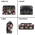 thumbnail image 4 of KUIFORTI Pink Rose Crossbody Leather Bags for Women Hard-Wearing Portability Woman Shoulder Bag Handbags Fashion Small Bag with Removable Chain for Work Shopping, 4 of 6