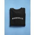 thumbnail image 3 of Nasville Text Men Sweatshirt, Male Medium, 3 of 4