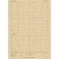 thumbnail image 2 of USGS 19x24 Gold Ornate Wood Framed with Double Matting Museum Art Print Titled - Carpenter Wyoming Quad - USGS 1963, 2 of 4