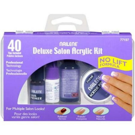 Nailene Salon Acrylic Kit Deluxe Walmart Com