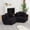 Black, variant on YWEN 54-inch Hexagonal Chenille Lounge Chair with Spring Coils & 3 Pillows, Modular Single Seater Sofa for Living Room, Apartment, Home Office, Compressed Shipping