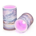 thumbnail image 7 of Yayeee Flameless Candles with Remote Flickering Battery Operated Multi Color Changing, Winter Mountain, 7 of 7