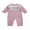 Purple, variant on Rovasas Baby Girl Romper Floral Embroidery Lace Ruffled Long Sleeve Jumpsuit