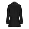thumbnail image 5 of Wool Coats For Women Sevevn Womens Single Breasted Coat Long Sleeve Mid Winter Overcoat Work Office Pea Coats, 5 of 9