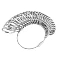 thumbnail image 1 of Herramienta De Medición De Anillos Nulink, Calibre De Anillos De Dedo De Acero Inoxidable, Medición De Tamaño 0-13 Con Tamaño Medio, 27 Uds., 1 of 5
