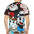 thumbnail image 2 of The Cuphead Show Shirt 3d Printed T Shirt Crewneck Short Sleeve Top Tees For Mens, 2 of 6