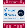 thumbnail image 3 of Cartuchos de tinta para pluma estilográfica PILOT Namiki IC100 azul/negro, 3 of 3