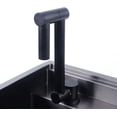 thumbnail image 4 of Miumaeov Hidden Kitchen Sink, Black Small Size Sunken Kitchen Sink Modern Balcony Sink Concealed Bar Sink Wear-Resistant Scratch-Resistant Stainless Steel Multifunctional Drain Basket, 4 of 7