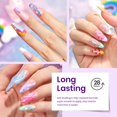 thumbnail image 4 of Set de esmaltes de uñas Beetles Pastel Gel, 24 unidades, con capa superior y base, 4 of 7