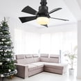 thumbnail image 4 of Ceiling Light, Ceiling Fan E26 Base 85-265V 3 Timers Memory Function  for Garage Black,White, 4 of 7