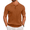 Brown, variant on Men's Polo Shirts Short Sleeve Ribbed Knit Polo T Shirts Business Casual Golf Shirt Collar T Shirt