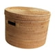 thumbnail image 3 of Cesta de almacenamiento tejida, cesta de ratán, cesto para ropa, caja de almacenamiento portátil multifuncional, organizador de artículos diversos, 3 of 7