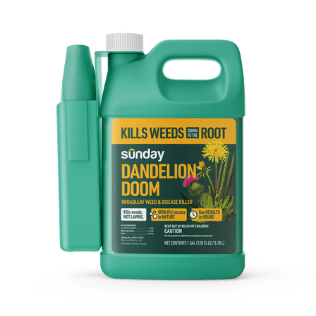 Sunday Dandelion Doom Broadleaf Herbicide Gallon Sprayer 1 gal/128 oz.