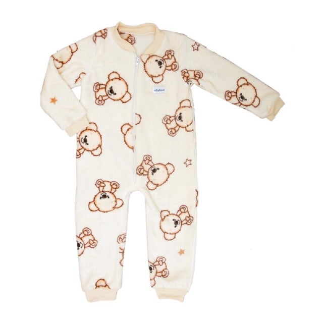 Mameluco Bebé 3-4 Años Microfibra Chiqui Mundo Teddy Bear CH2223