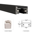 thumbnail image 7 of Wac Lighting Li-Dec Dead End I-Connector For L-Track Systems - White, 7 of 7