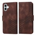 thumbnail image 5 of Funda GANGXUN para iPhone 16 con diseño acolchado elegante, cuero PU, protección total y ajuste preciso, 5 of 5