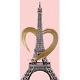 thumbnail image 2 of Allen, Kimberly 9x14 Black Ornate Wood Framed with Double Matting Museum Art Print Titled - Paris Heart 1, 2 of 4