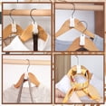 thumbnail image 5 of 30 Pieces Clothes Hanger Connector Hooks Hanger Clip Drop Connecting Grip Clothing Rack Extension Space Saving Hook Home Storage Hook for Coat Hangers Organizer,White+Pink+Blue, 5 of 5