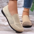 thumbnail image 6 of Wensltd Women Knit Walking Shoes Comfy Lightweight Casual Flats With Breathable Spring Fall, 6 of 9