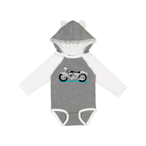Inktastic Motorcycle Boys or Girls Long Sleeve Baby Bodysuit