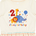thumbnail image 4 of Inktastic Safari 2nd Birthday Girls Toddler Dress, 4 of 5