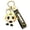 Black, variant on Cute Soccer Ball Keychain, Football gift for boys girls and Father's Day gift, for soccer lovers, suitable for keychain collection and everyday carry,
