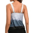 thumbnail image 3 of BIKINX Tankini Top Black Swimsuit Tops for Women Modest Tummy Control Swim Tops Plus Size Bathing Suit Top S-XXXL No Bottom Swimwear, 3 of 5