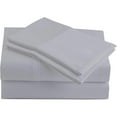 thumbnail image 2 of 400 Thread Count 4 Piece Quality Sheet Set Deep Pocket 21 Inch 100% Egyptian Cotton Color Silver Grey Size King with 2 Side Pockets, 2 of 4