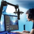 thumbnail image 4 of Support de Microphone de Bureau Réglable - Support de Bras Pliable pour Streaming et Karaoké, Design Antichoc et Stabilisé, 4 of 6