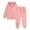 Pink, variant on Lilgiuy Little Boys Girls 2 Pcs Velvet Sweat Suit Outfits Toddler Kids Long Sleeve Full Zipper Pullover Hoodie + Elastic Waist Sweatpants Set Fall Winter Clothes Pink(8-13 Years)