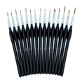 thumbnail image 3 of 15-Piece Mini Paint Brush Set for Detailing - Perfect for Art at all Ages, 3 of 4