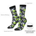 thumbnail image 2 of Yiaed Football Print Great elasticity Crew Socks Sports socks for Men and Women, 2 of 5