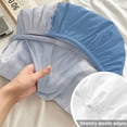 thumbnail image 4 of King Size Fitted Sheet Set - Clouds 3 Piece Bedding Sets 16" Deep Pocket Fitted Sheet with 2 Pillowcases, Blue White Sky Natural Landscape Brushed Microfiber Hotel Luxury Bed Sheets, 4 of 9