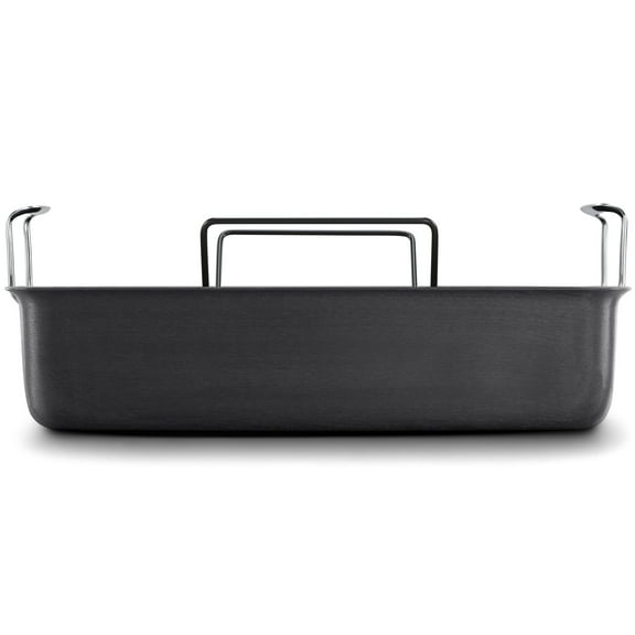 Calphalon Classic AquaShield Nonstick Cookware, 16-Inch Roasting Pan with Rack