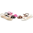 thumbnail image 4 of Journee Collection Womens Karren Tru Comfort Foam Pull On Sling Back Flat Sandals, 4 of 7