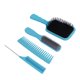 thumbnail image 4 of 4 Uds cepillo de pelo peine paleta desenredante peine de cola de rata cepillo para peinar pelo largo grueso fino rizado caja azul, 4 of 5