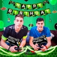 thumbnail image 5 of Gaming Birthday Party Supplies,Video Game Party Decorations&Tableware Set - Gaming Decorations Plates Cups Tablecloth Balloons Banner Cake Topper for Boys, 5 of 6