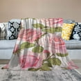 thumbnail image 2 of Chilfamy Roses Print Throw Blanket for Bed Couch Car, Lightweight Soft Blanket for Kids and Adults, All Seasons Blanket 40x50in, 2 of 6